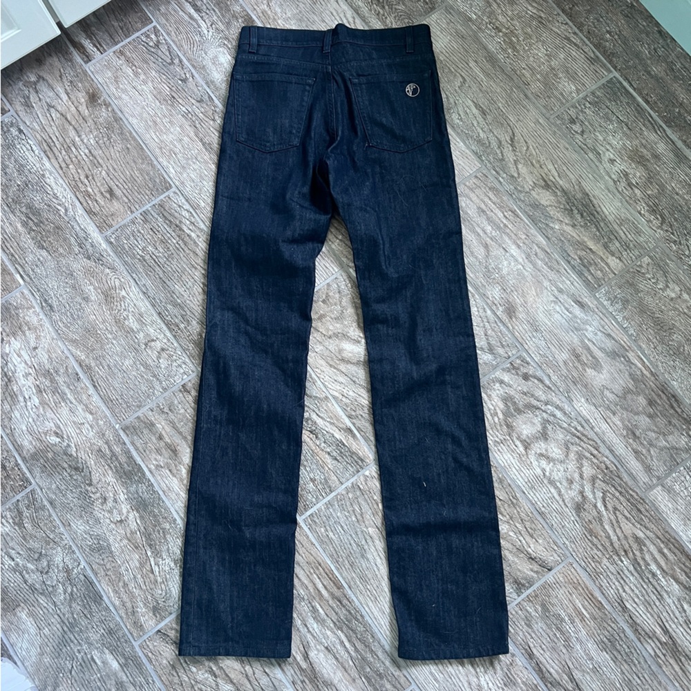 Versace Collection Men’s Dark Wash Trend Jeans, Straight Fit, Size 29 - Picture 8 of 9